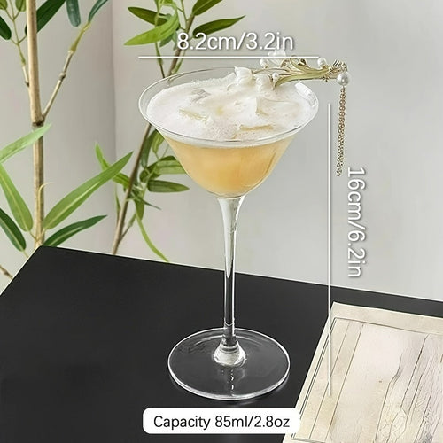 Multiple Packs of Wide-Mouth Glasses, Creative Cocktail Glasses,