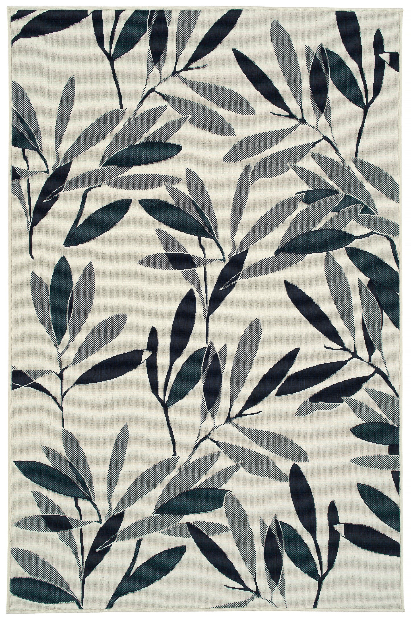 Modern, , Textured Cut Pile 5'3' x 7'6' Rectangle Area Rug