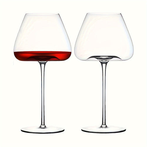 Elegant HandBlown Crystal Wine Glass Set Perfect Gift