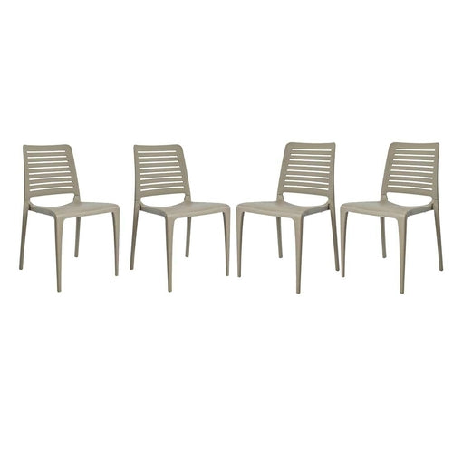 Amaranth Aura - Set of 4 Patio Dining Chair