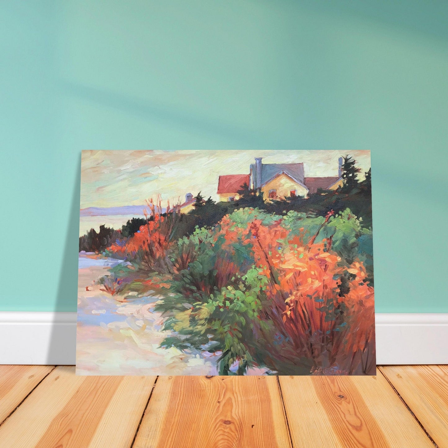 'Crest View' Still Life I 12x16 Museum-Quality Matte Paper Poster | Original Artwork by American Artist Barbara Cleary