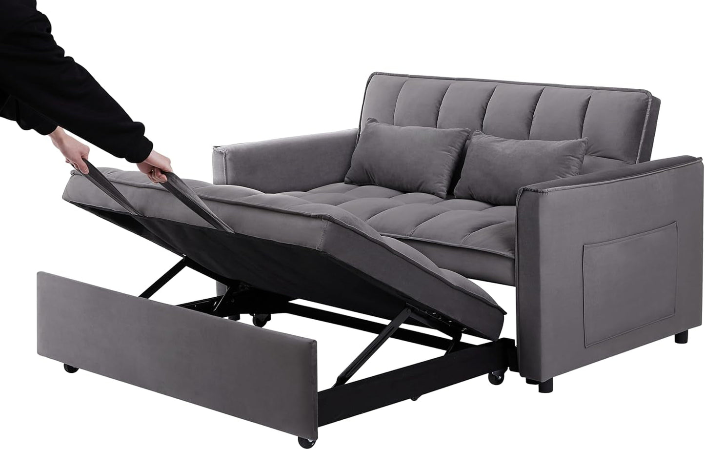 3 in 1 Convertible Sleeper Sofa Bed, Futon Couches for Living Room