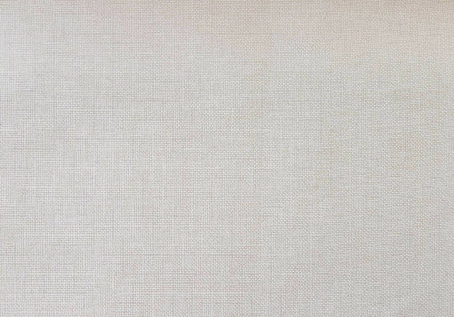 45.25" Solid Wood MDF Foam and Linen Twin Sized Bed with Chrome Legs