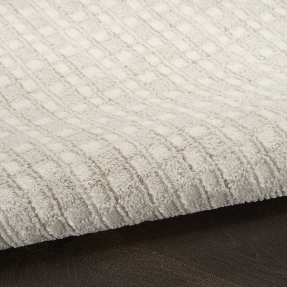 16" White Round Velvet Throw Pillow