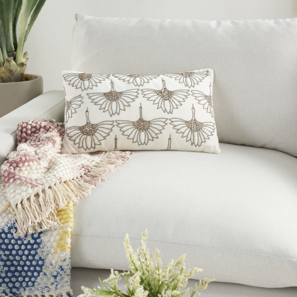 Heart Shaped Lavendar Shag Accent Pillow