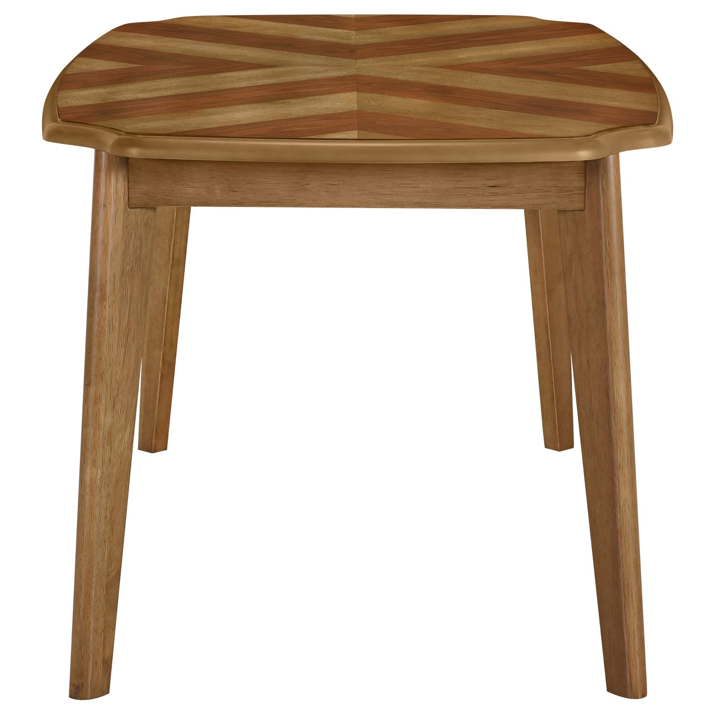 Vintage-Style Solid Wood Dining Table Set with Classic Dining Chairs for Home