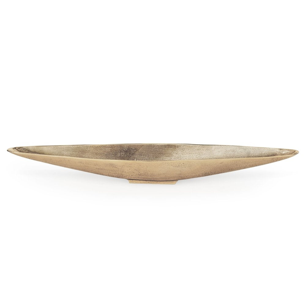 40" Gold Boat Metal Vanity Tray