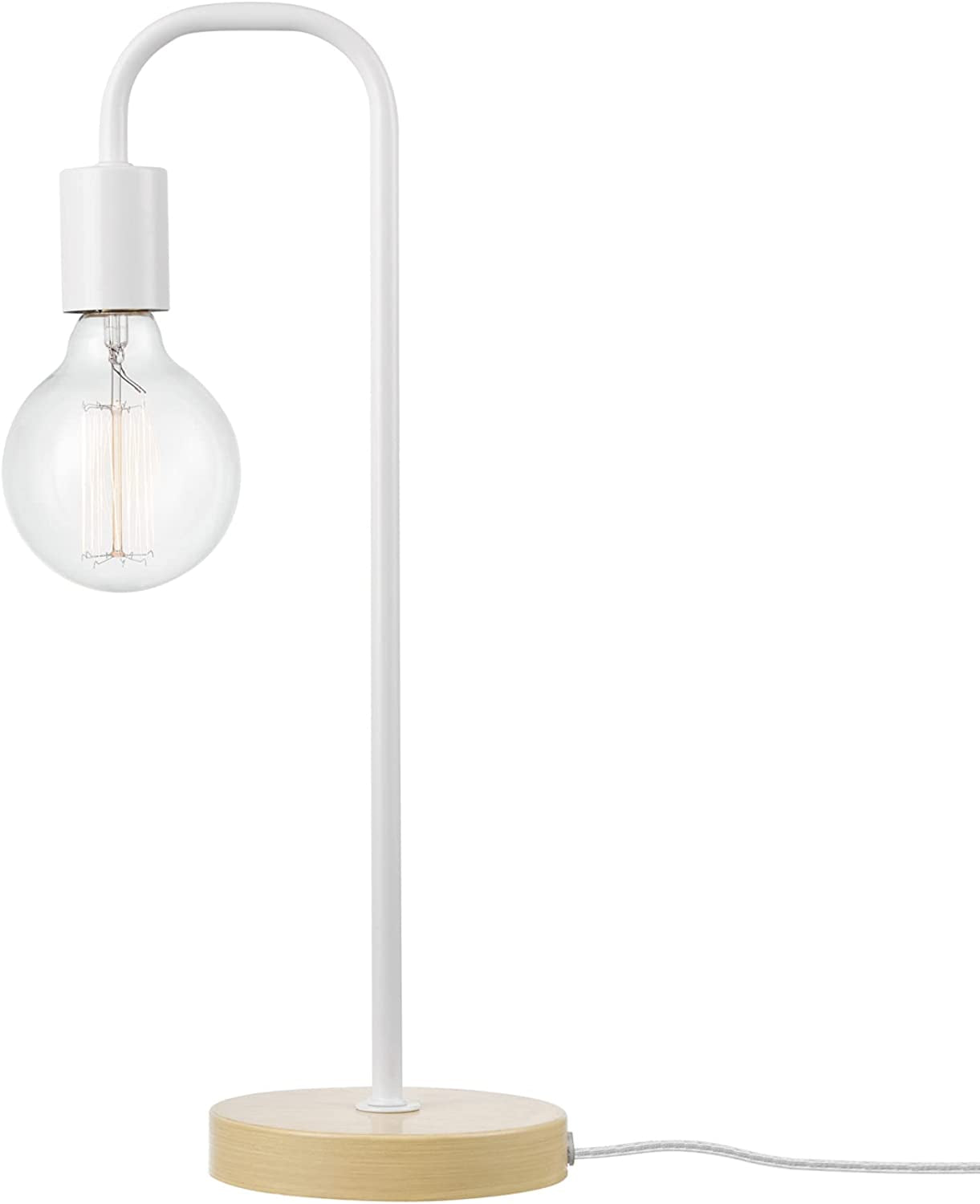Globe Electric 67433 18" Table Lamp, Matte Brass, Table Lamp for Living Room, Home Décor, Lamps for Bedrooms, Room Décor, Nightstand, Home Improvement, Reading Lamp, E26 Base Socket, Home Décor