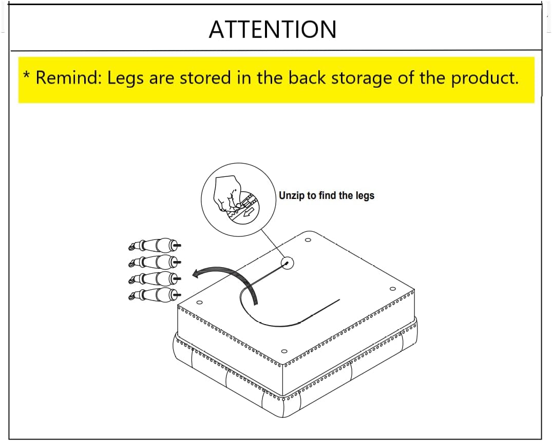 Charcoal Gray Tufted Ottoman with Rolling Wheels