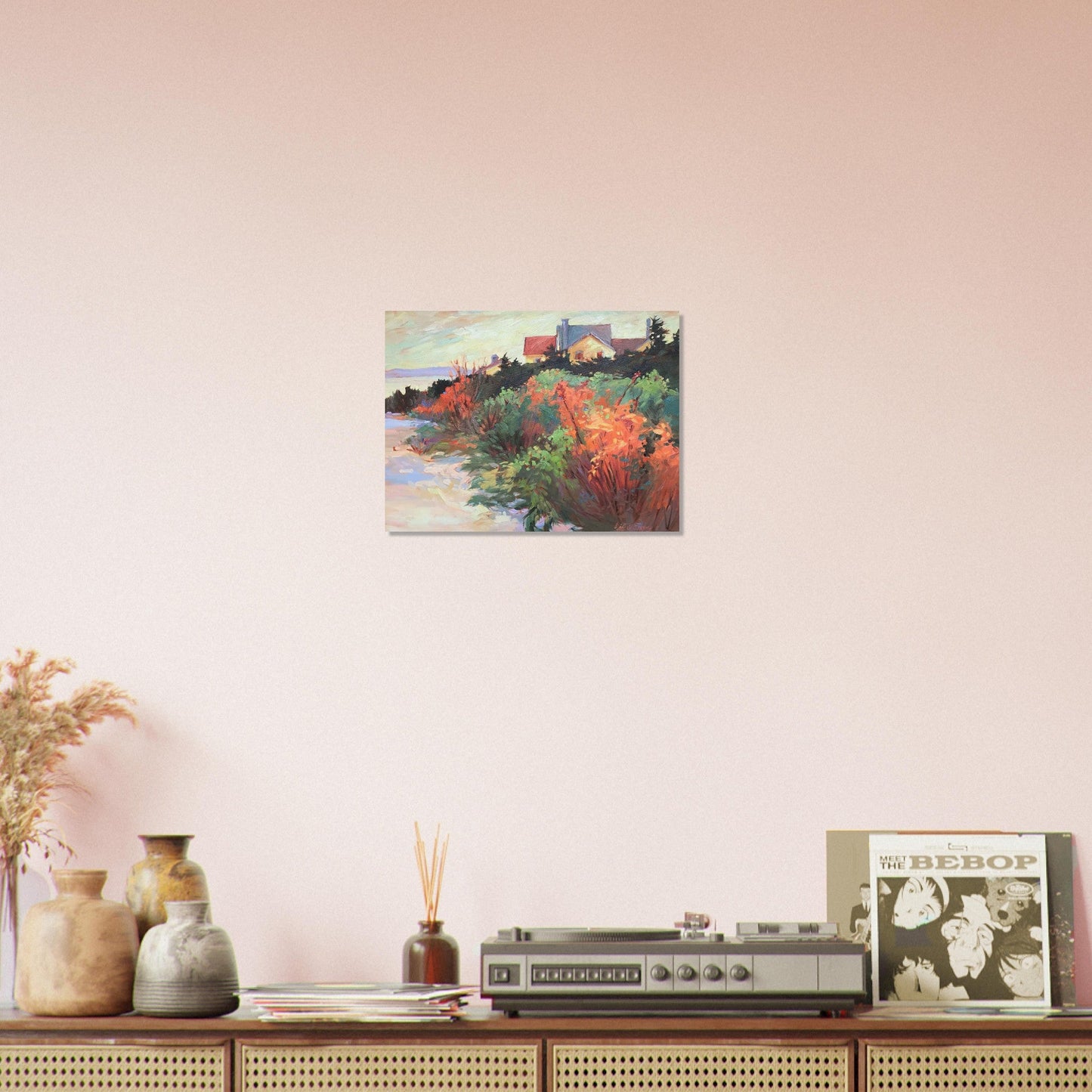 'Crest View' Still Life I 12x16 Museum-Quality Matte Paper Poster | Original Artwork by American Artist Barbara Cleary