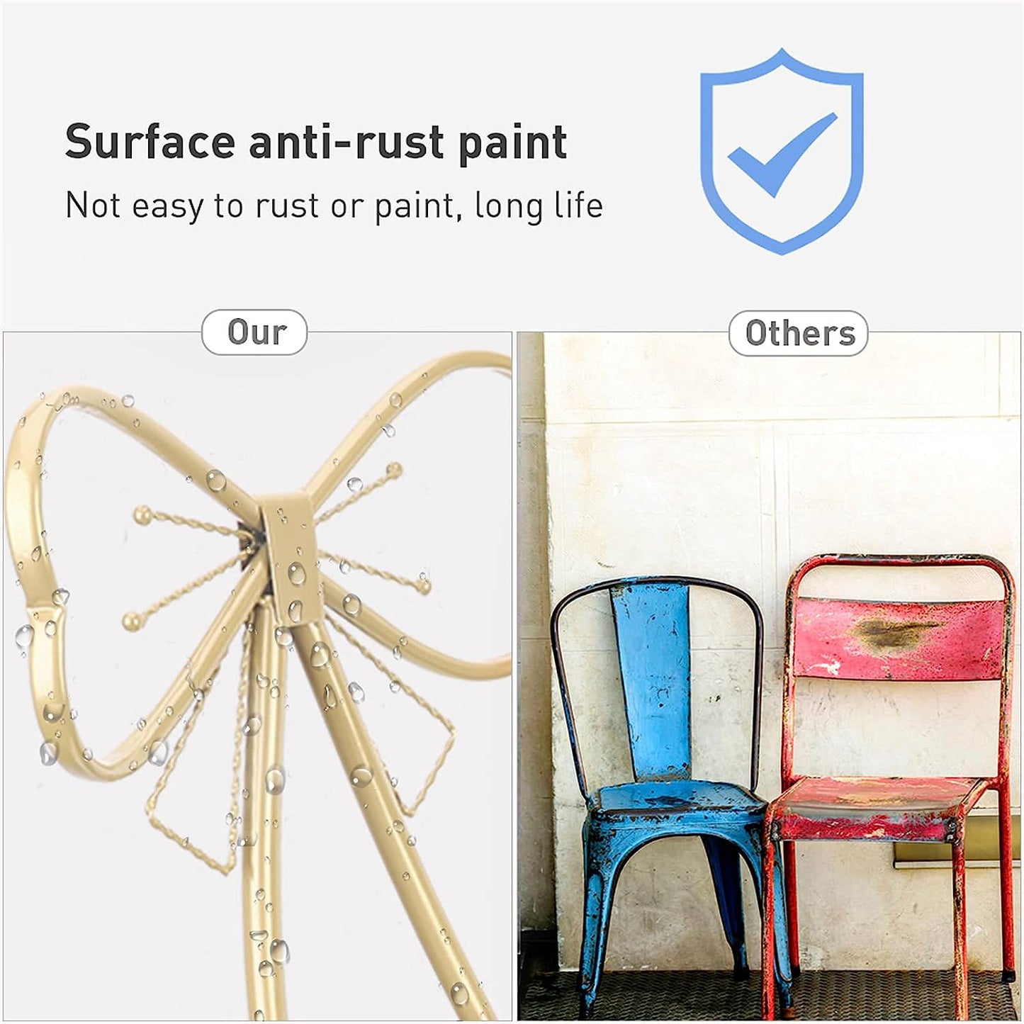 Bow Vanity Chair Set of 2 in Pink