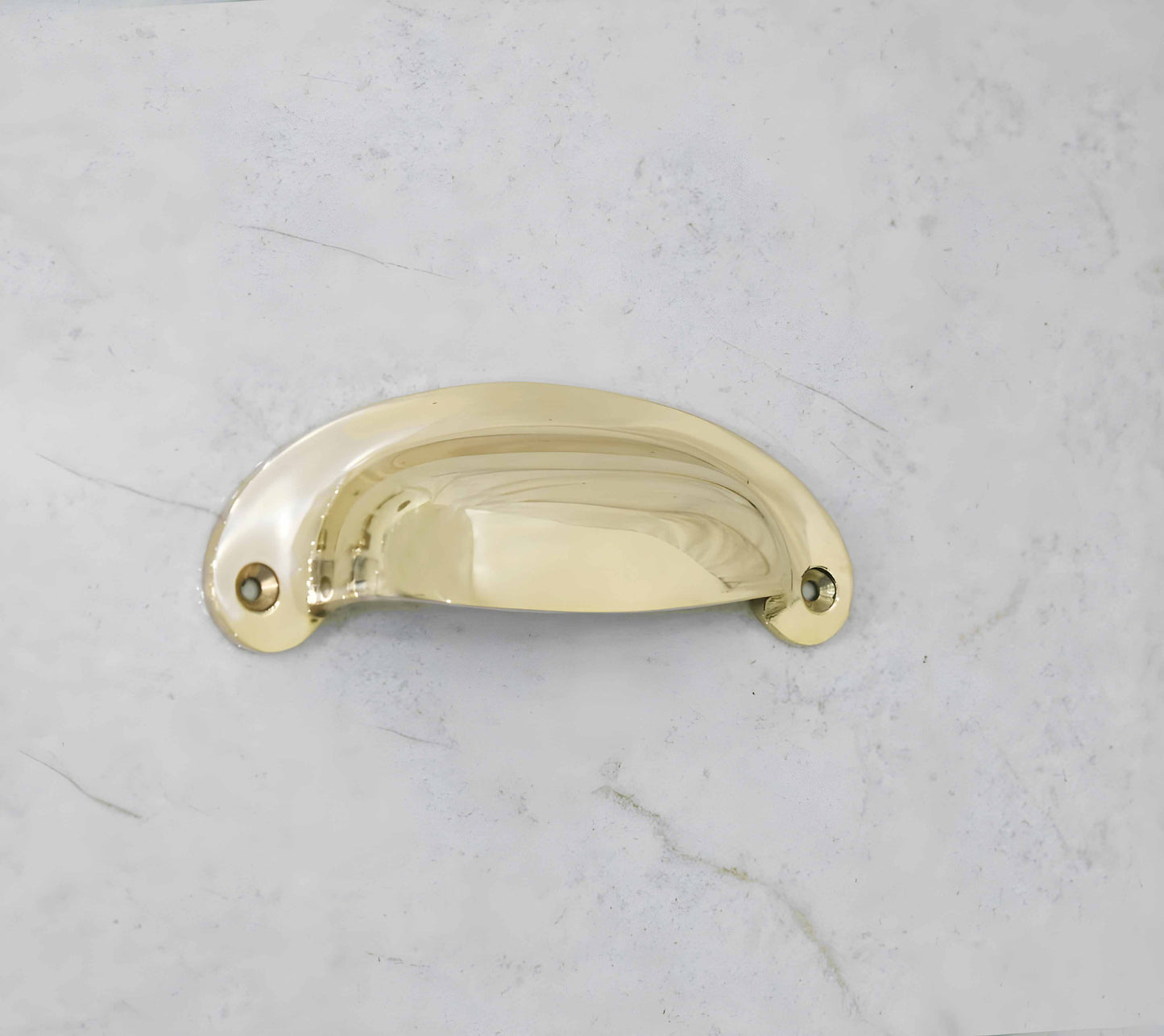 3" Victorian Bin Pulls - Unlacquered Polished Brass