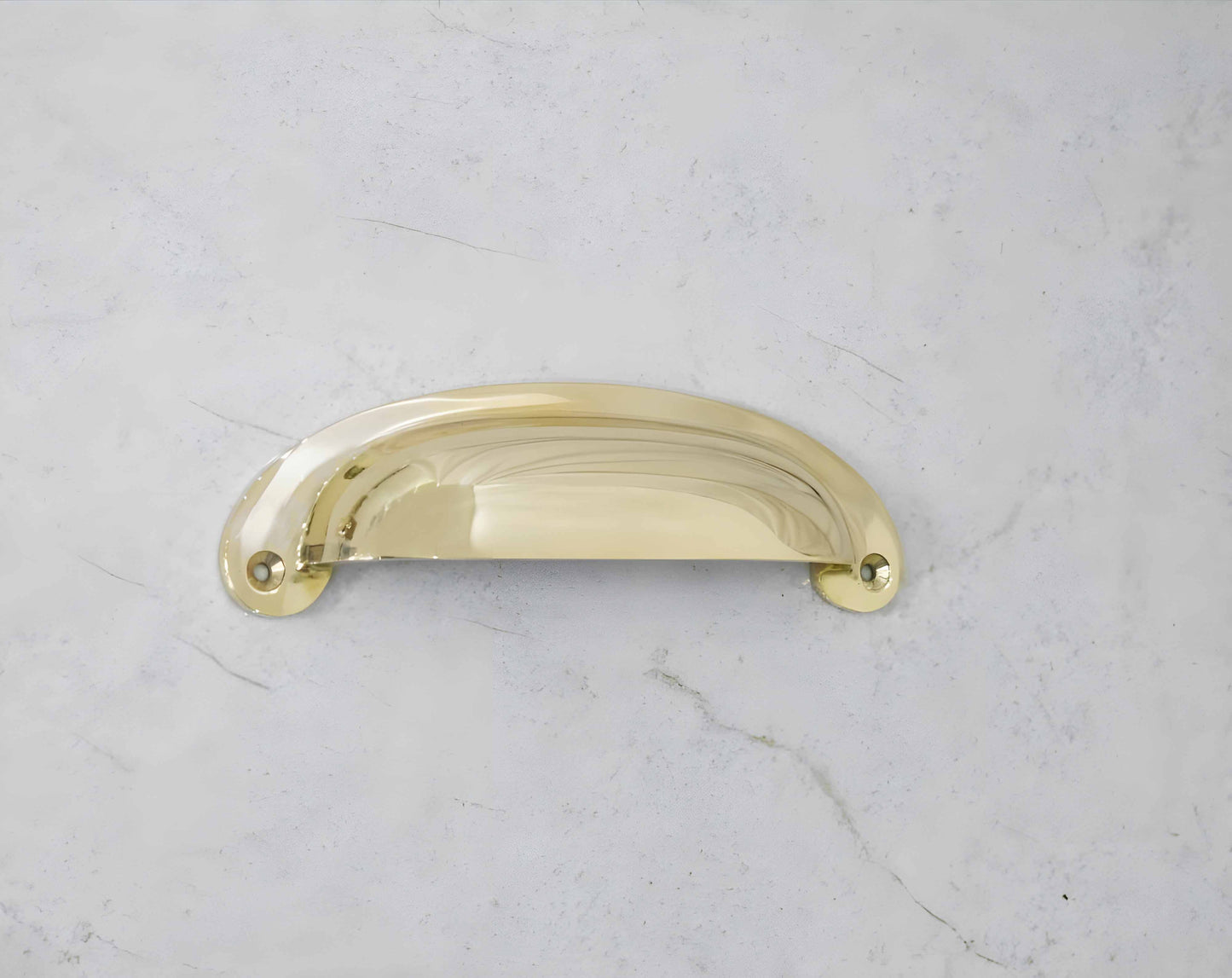 3" Victorian Bin Pulls - Unlacquered Polished Brass