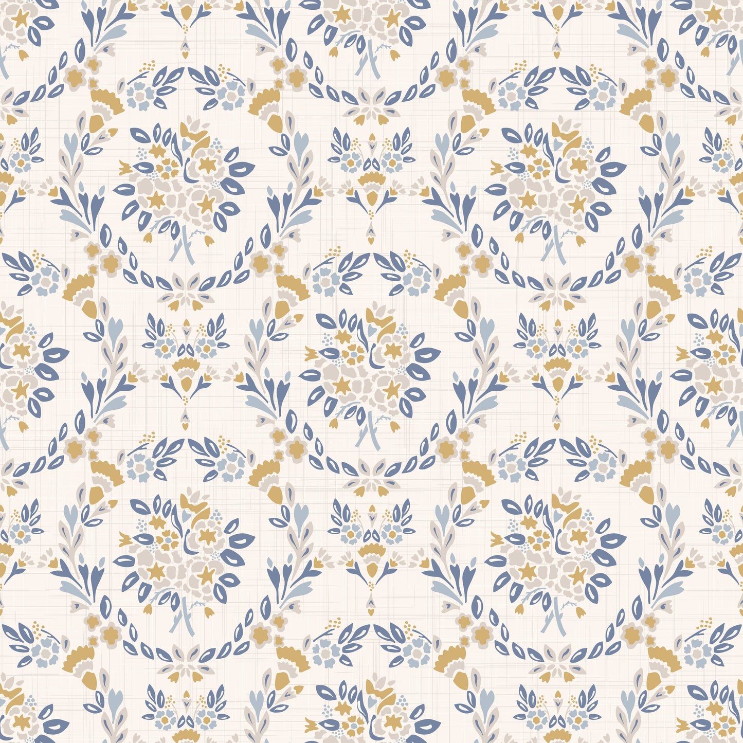 French Damask Wallpaper