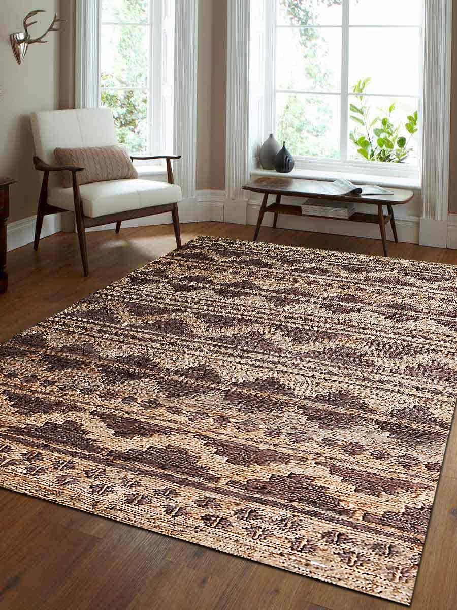 8 x 10 ft. Hand Knotted Sumak Jute Eco-Friendly Oriental Rectangle Are