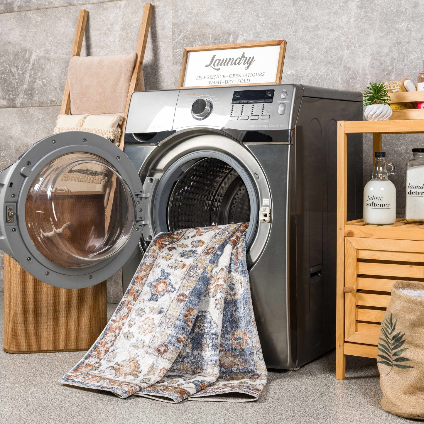 Ebbe Washable Area Rug