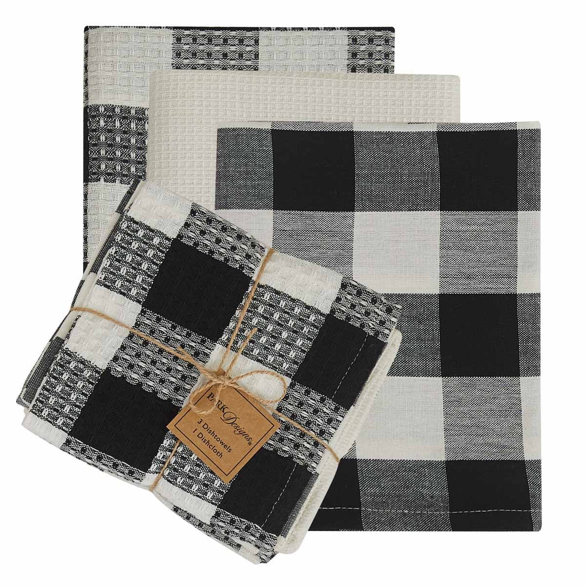 Rustic Squares Dishtowel Set