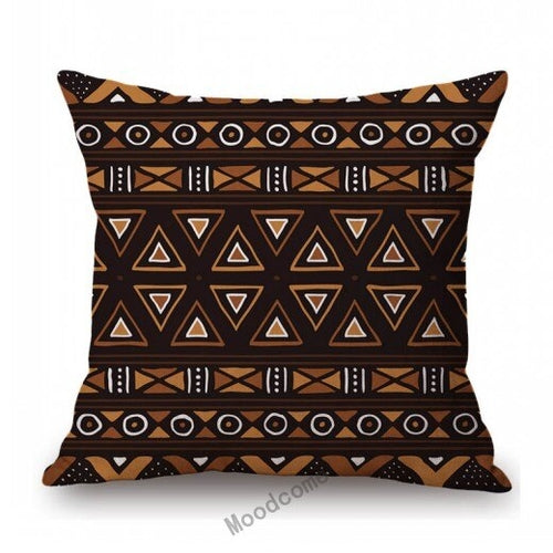 African Geometric Tribal Mud cloth Cushion Cover
