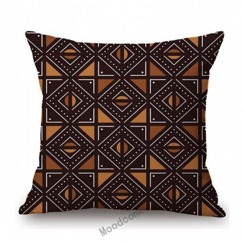 African Geometric Tribal Mud cloth Cushion Cover
