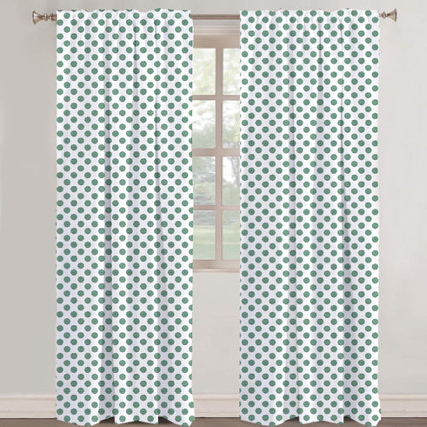 Sylvana - Set of 2 Panels Crewel Embroidered Curtains | Linen Cotton