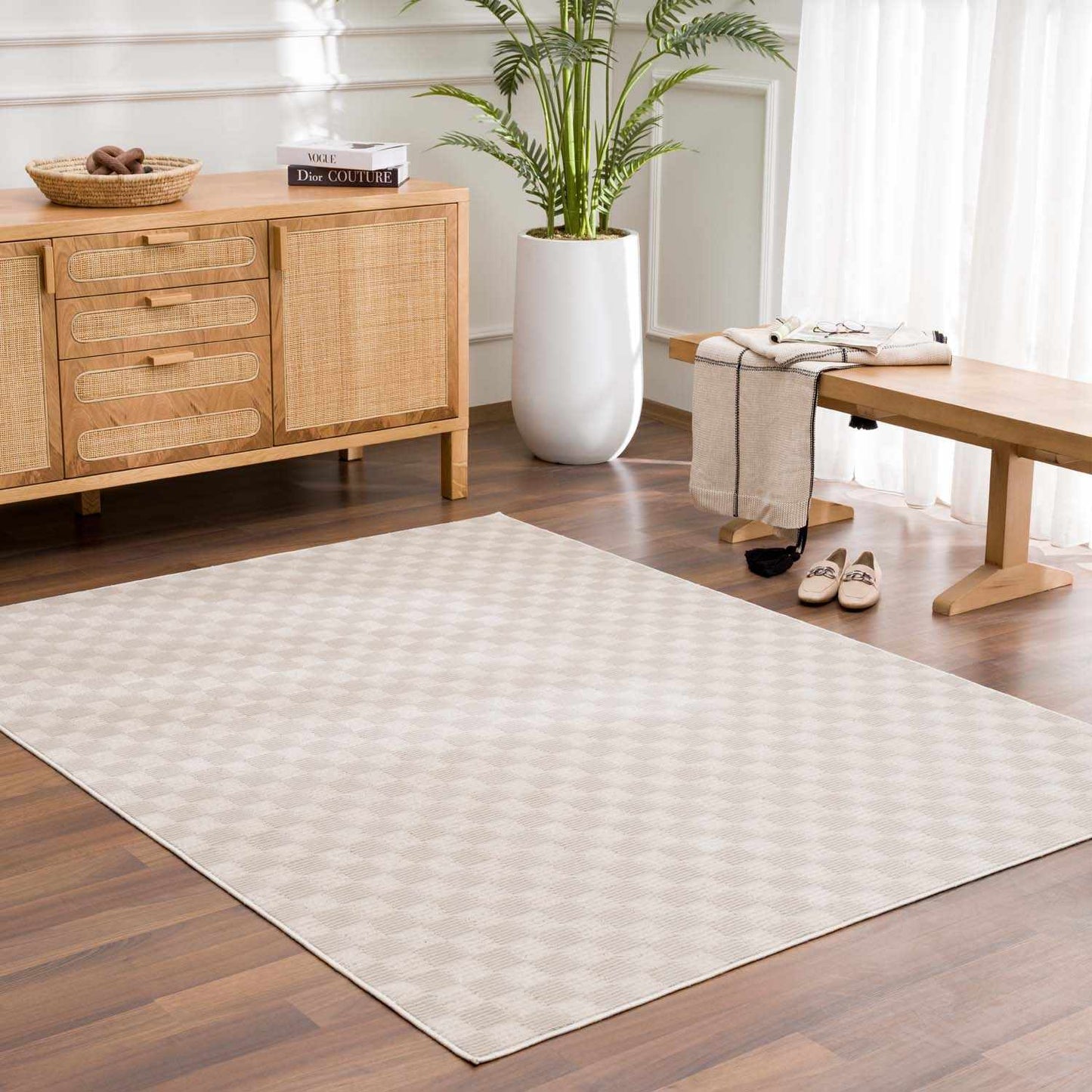 Truls Gambit Washable Rug — Durable, Easy-Care Area Rug for Living Room & Hallways