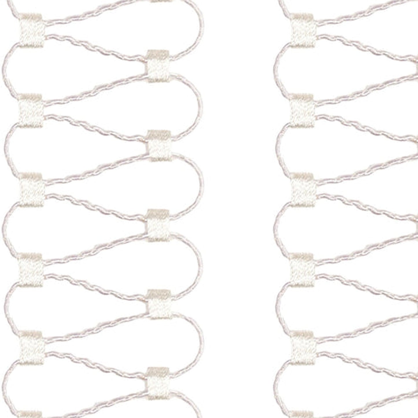 Vivienne - Set of 2 Panels Crewel Embroidered Curtains | Linen Cotton