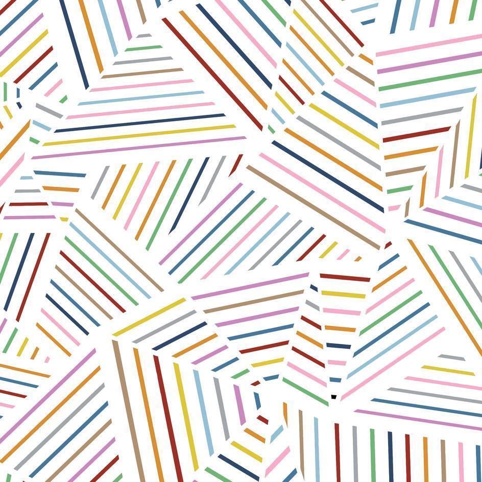 Ab Linear Rainbow Zoom Cushion/Pillow