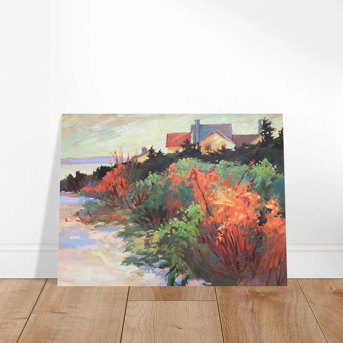'Crest View' Still Life I 12x16 Museum-Quality Matte Paper Poster | Original Artwork by American Artist Barbara Cleary