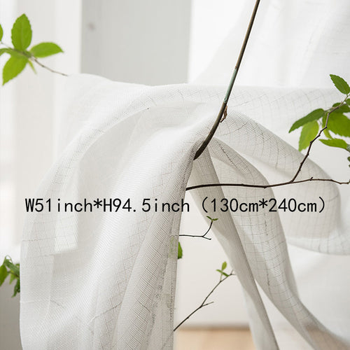 Elegant Sheer Striped Curtains Washable Rod Pocket Design