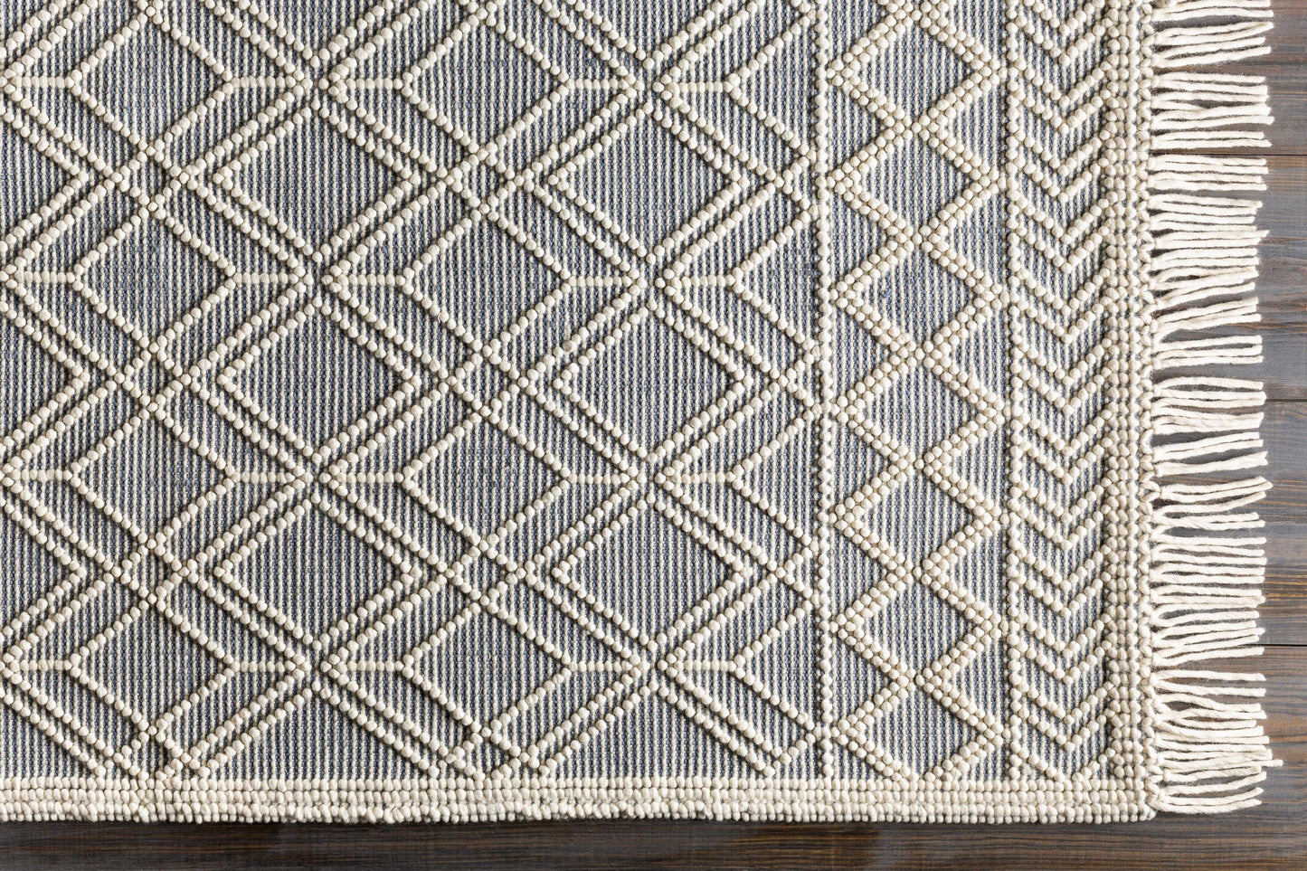 Ramsbury Ivory & Blue Area Rug