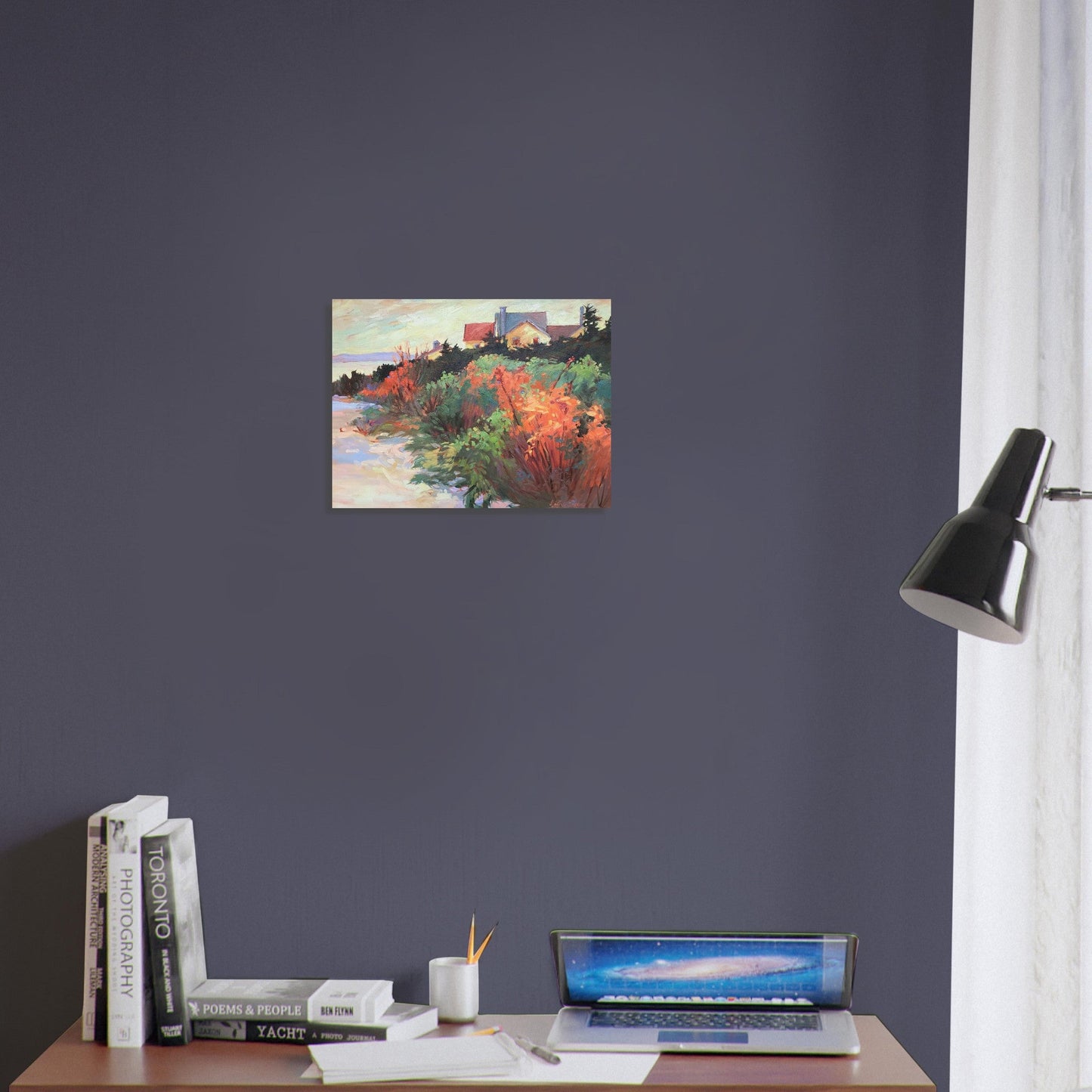 'Crest View' Still Life I 12x16 Museum-Quality Matte Paper Poster | Original Artwork by American Artist Barbara Cleary