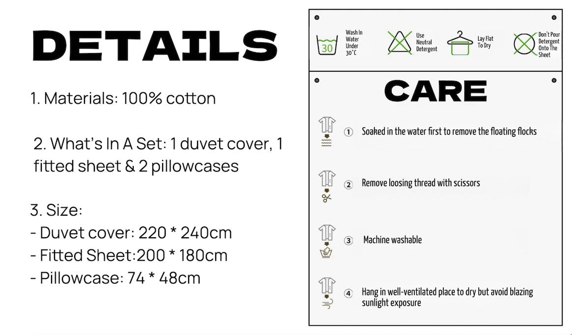 Dopamine Stripe Duvet Cover Set With Pillowcases & Fitted Sheet