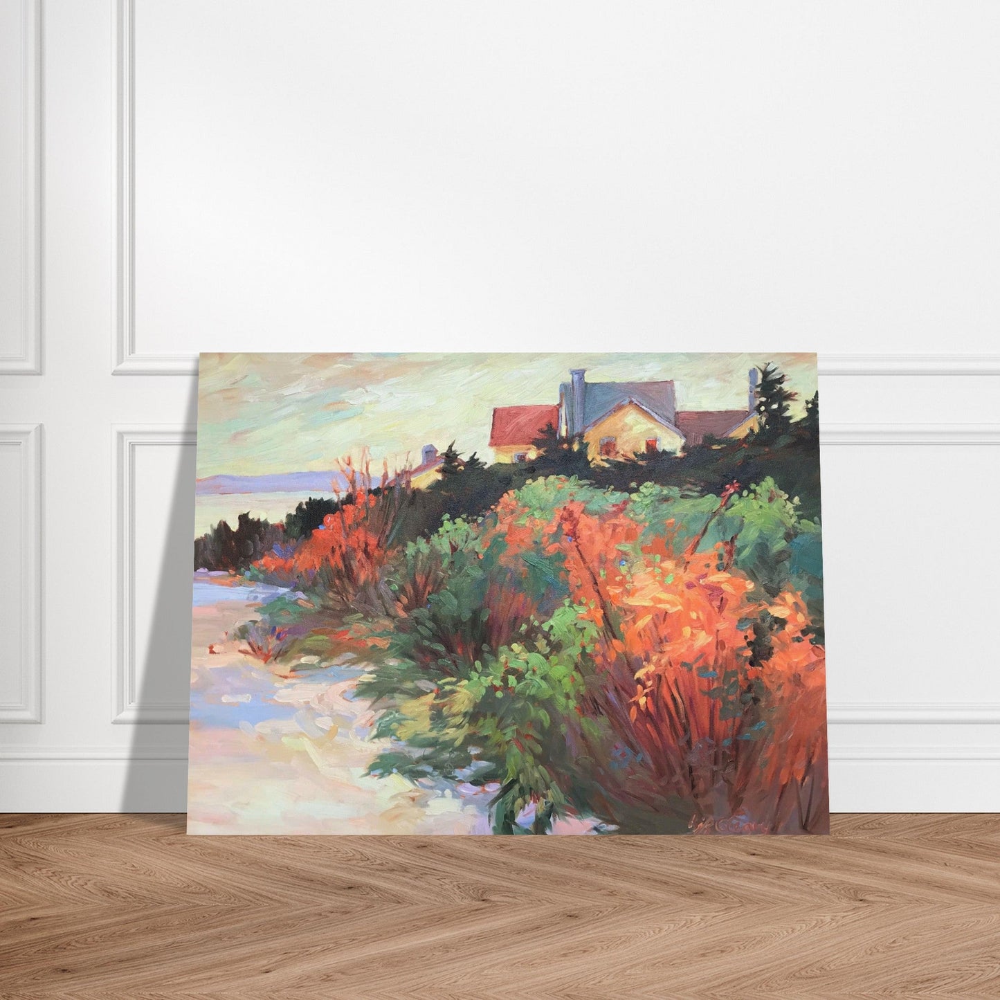 'Crest View' Still Life I 12x16 Museum-Quality Matte Paper Poster | Original Artwork by American Artist Barbara Cleary