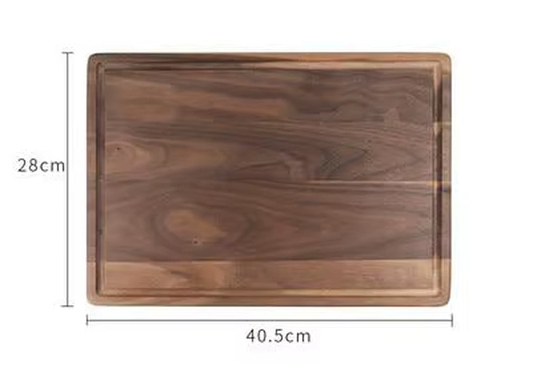 Black Walnut Wood Cutting Board Creative Whole Tray Fruit Chopping Cutting Board Wood Chopping Blocks for Kitchen