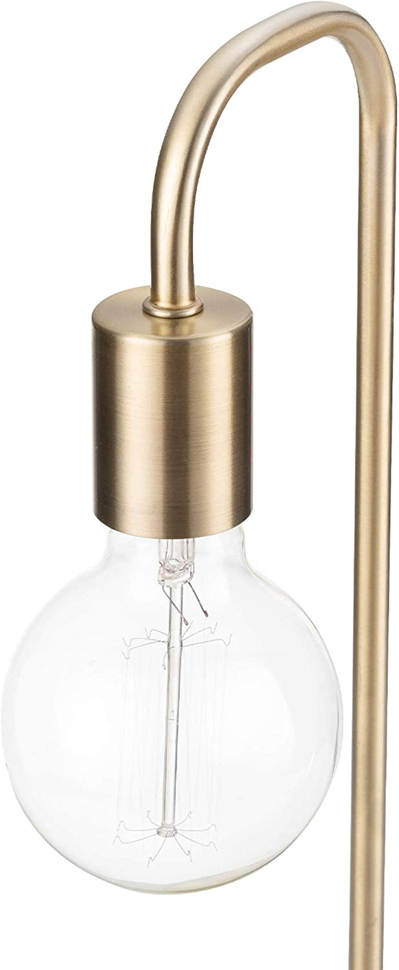Globe Electric 67433 18" Table Lamp, Matte Brass, Table Lamp for Living Room, Home Décor, Lamps for Bedrooms, Room Décor, Nightstand, Home Improvement, Reading Lamp, E26 Base Socket, Home Décor