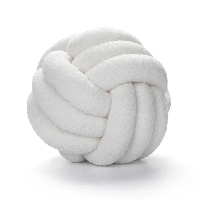 Cushions Living Room Car Decorations Solid Color Decorative Pillows Sofas Bedroom Blankets Knotted Pillows Soft Handmade Chair