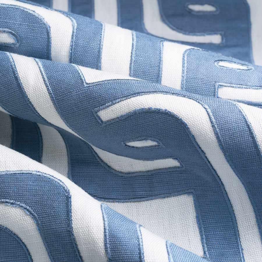 Olga - Set of 2 Panels Crewel Embroidered Curtains | Linen Cotton Mix