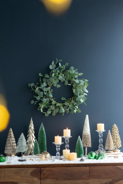 D23.6' Eucalyptus Wreath, Green