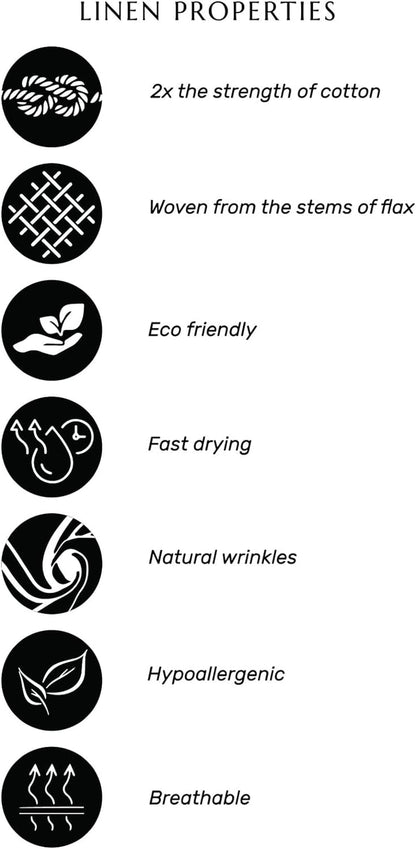 Solino Home Purple Linen Table Runner 60 Inches Long – 100% Pure Linen Classic Hemstitch Table Runner 14 X 60 Inch – Machine Washable Dining Table Runner for Valentines Day, Spring, Easter Decor