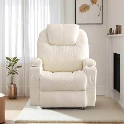 Power Recliner Chair with Heat and Massage for Adults - Home Theater