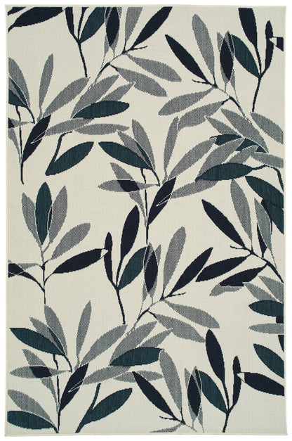 Modern, Textured Cut Pile 1'11' x 3'7' Rectangle Throw Rug