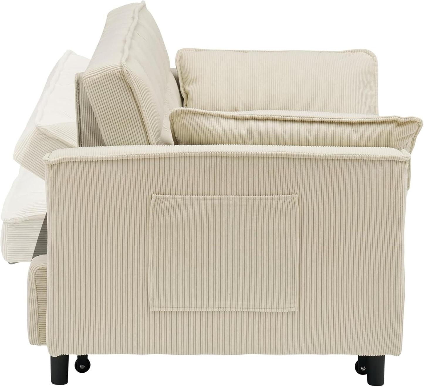 3 in 1 Convertible Sleeper Sofa Bed, Futon Couches for Living Room