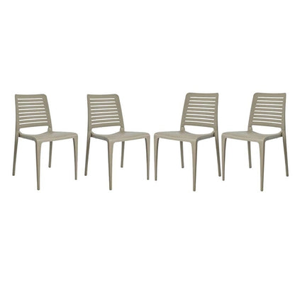 Amaranth Aura - Set of 4 Patio Dining Chair