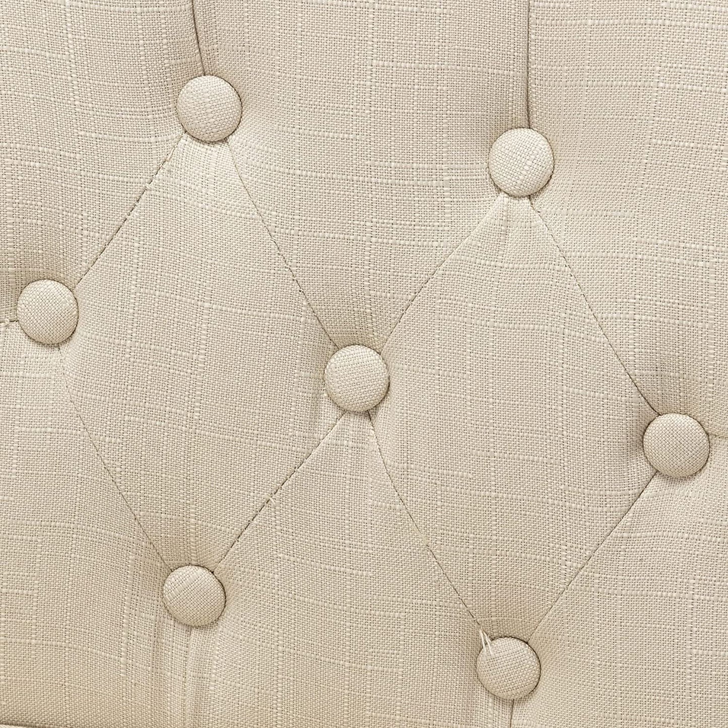 Fabric Counter Height Bar Stools with Solid Wood Legs, Set of 2