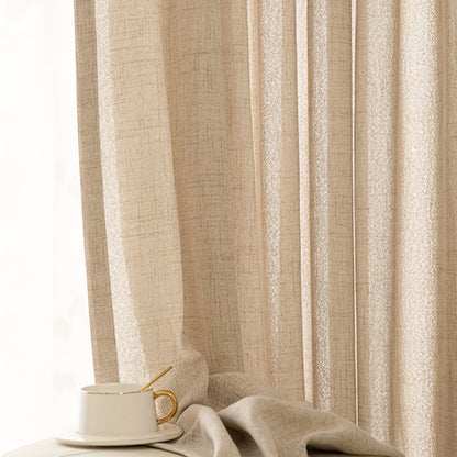 Elegant Faux Linen Curtain for Any Room Decor