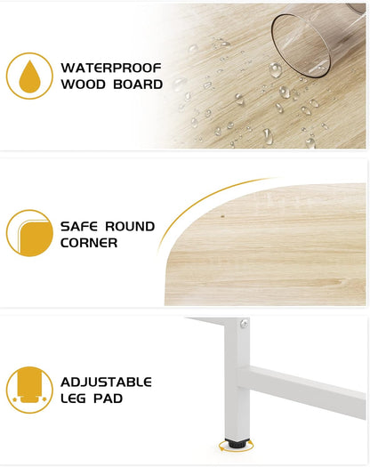 Teraves Reversible L Shaped Desk with Large Surface, 69 Inch Sturdy Corner Desk with Storage Shelves, Premium Office Computer Desk Workstation for Home Office Gaming