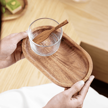 Elegant MultiPurpose Wooden Tray for Serving Snacks