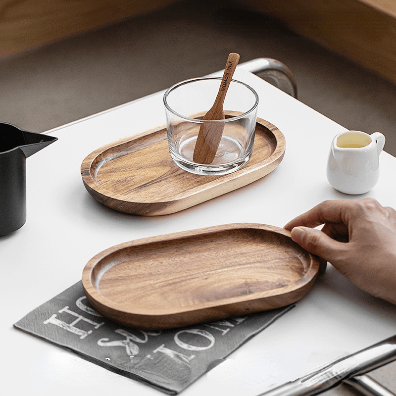 Elegant MultiPurpose Wooden Tray for Serving Snacks