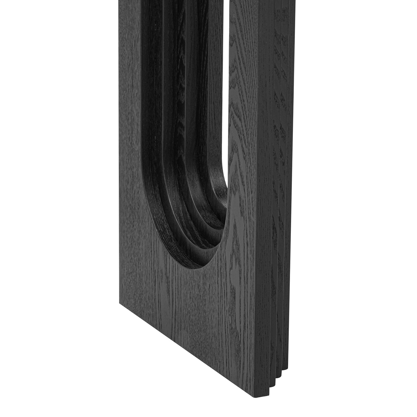 Uniquely Designed Console Table made of Fraxinus Mandschuric Solid Wood