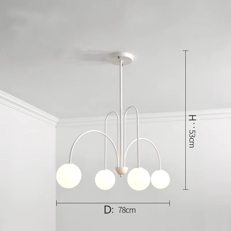Modern Led Pendant Lamps Nordic Glass Minimalist Hanging Lighting Fixture Dining Living Bedroom Indoor Decor Suspension Lights
